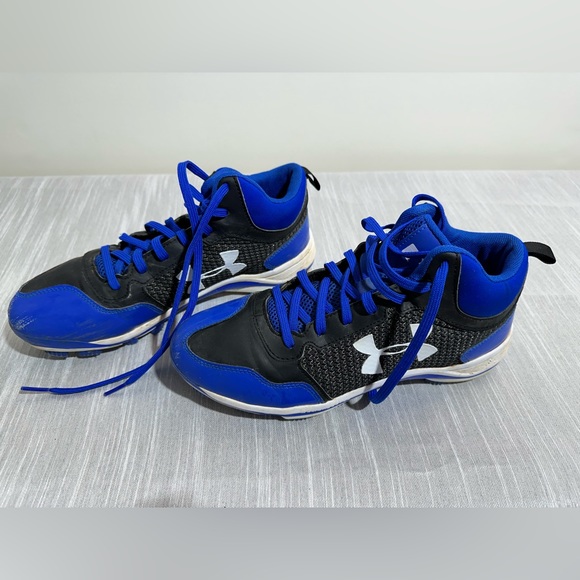 Under Armour MLB authentic high top baseball cleats, men's size 8.5 - Picture 2 of 6